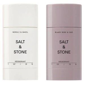 Salt & Stone Travel Sized Deodorant - Black Rose & Oud & Neroli & Basil - NWT